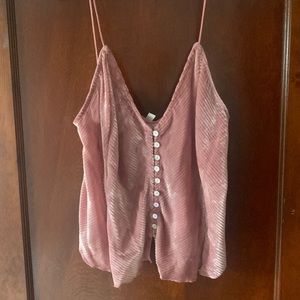 Free People Velvet Tank Size Small